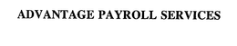 ADVANTAGE PAYROLL SERVICES trademark