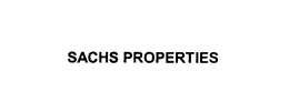 SACHS PROPERTIES trademark