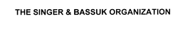 THE SINGER & BASSUK ORGANIZATION trademark