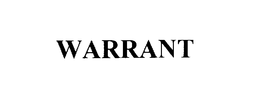 WARRANT trademark