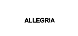 ALLEGRIA trademark