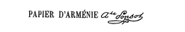 PAPIER D'ARMENIE ATE PONSOT trademark