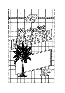 NF NATIONAL FOOD MARIQUITAS BRAND PLANTAIN CHIPS trademark