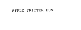 APPLE FRITTER BUN trademark