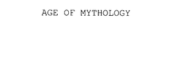AGE OF MYTHOLOGY trademark