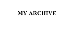 MY ARCHIVE trademark