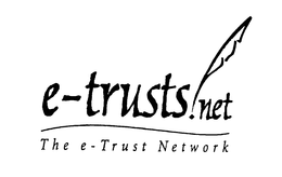 E-TRUSTS.NET THE E-TRUST NETWORK trademark