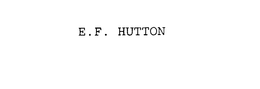E.F. HUTTON trademark