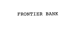 FRONTIER BANK trademark