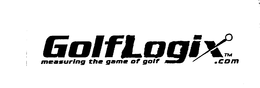 GOLFLOGIX.COM MEASURING THE GAME OF GOLF trademark