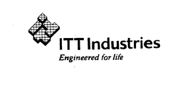 ENGINEERED FOR LIFE ITT INDUSTRIES trademark