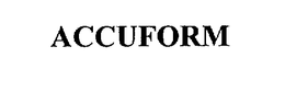 ACCUFORM trademark