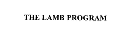 THE LAMB PROGRAM trademark
