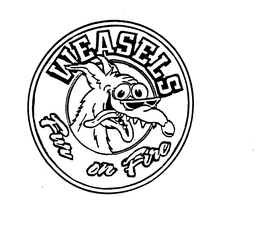 WEASELS FUR ON FIRE trademark