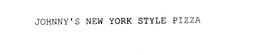 JOHNNY'S NEW YORK STYLE PIZZA trademark