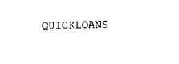 QUICKLOANS trademark