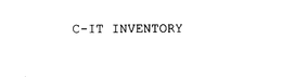 C-IT INVENTORY trademark