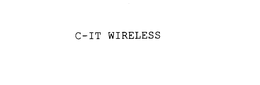 C-IT WIRELESS trademark