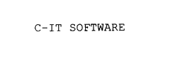 C-IT SOFTWARE trademark