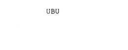 UBU trademark