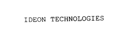 IDEON TECHNOLOGIES trademark