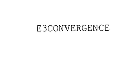 E3CONVERGENCE trademark