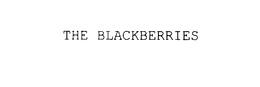 THE BLACKBERRIES trademark