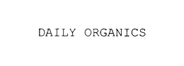 DAILY ORGANICS trademark