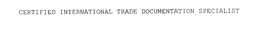 CERTIFIED INTERNATIONAL TRADE DOCUMENTATION SPECIALIST trademark