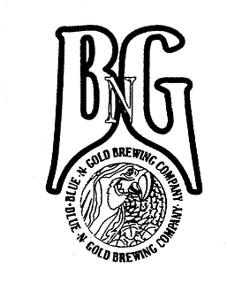BNG BLUE -N- GOLD BREWING COMPANY trademark