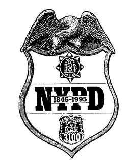 POLICE NYPD 1845-1995 CITY OF NEW YORK POLICE 3100 trademark