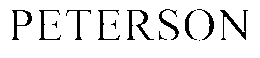 PETERSON trademark