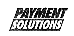 PAYMENT SOLUTIONS trademark