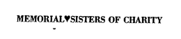 MEMORIAL SISTERS OF CHARITY trademark