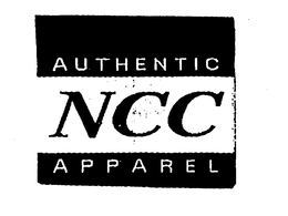 AUTHENTIC NCC APPAREL trademark