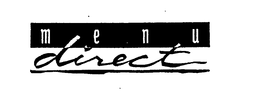 MENU DIRECT trademark