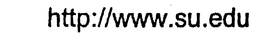 HTTP://WWW.SU.EDU trademark