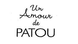 UN AMOUR DE PATOU trademark