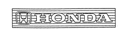 H HONDA trademark