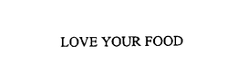 LOVE YOUR FOOD trademark