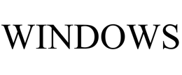 WINDOWS trademark