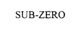 SUB-ZERO trademark