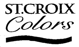 ST. CROIX COLORS trademark