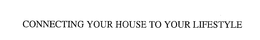CONNECTING YOUR HOUSE TO YOUR LIFESTYLE trademark