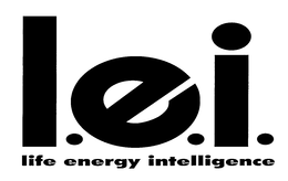 L.E.I. LIFE ENERGY INTELLIGENCE trademark