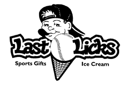 LAST LICKS SPORTS GIFTS ICE CREAM trademark