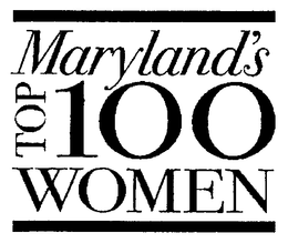 MARYLAND'S TOP 100 WOMEN trademark
