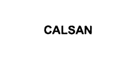 CALSAN trademark