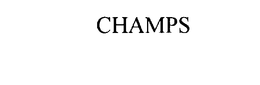 CHAMPS trademark