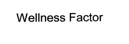 WELLNESS FACTOR trademark